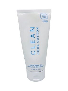CLEAN Cool Cotton Bath & Shower Gel - 6 fl oz / 177 ml